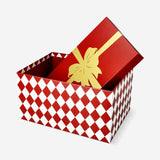 Large gift box with gold foil - 28 cm Office Flying Tiger Copenhagen 