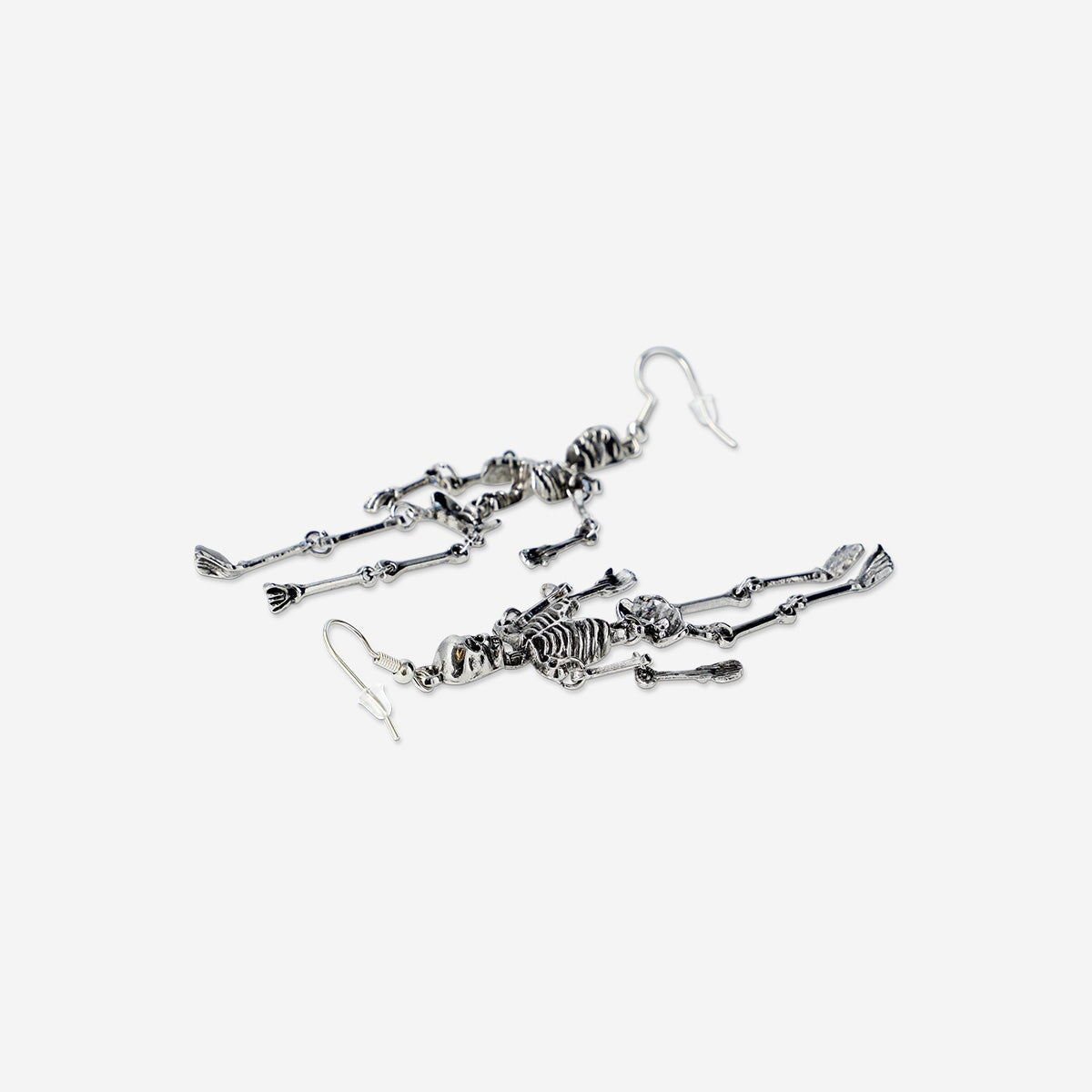 Large skeletons earrings textile Flying Tiger Copenhagen 