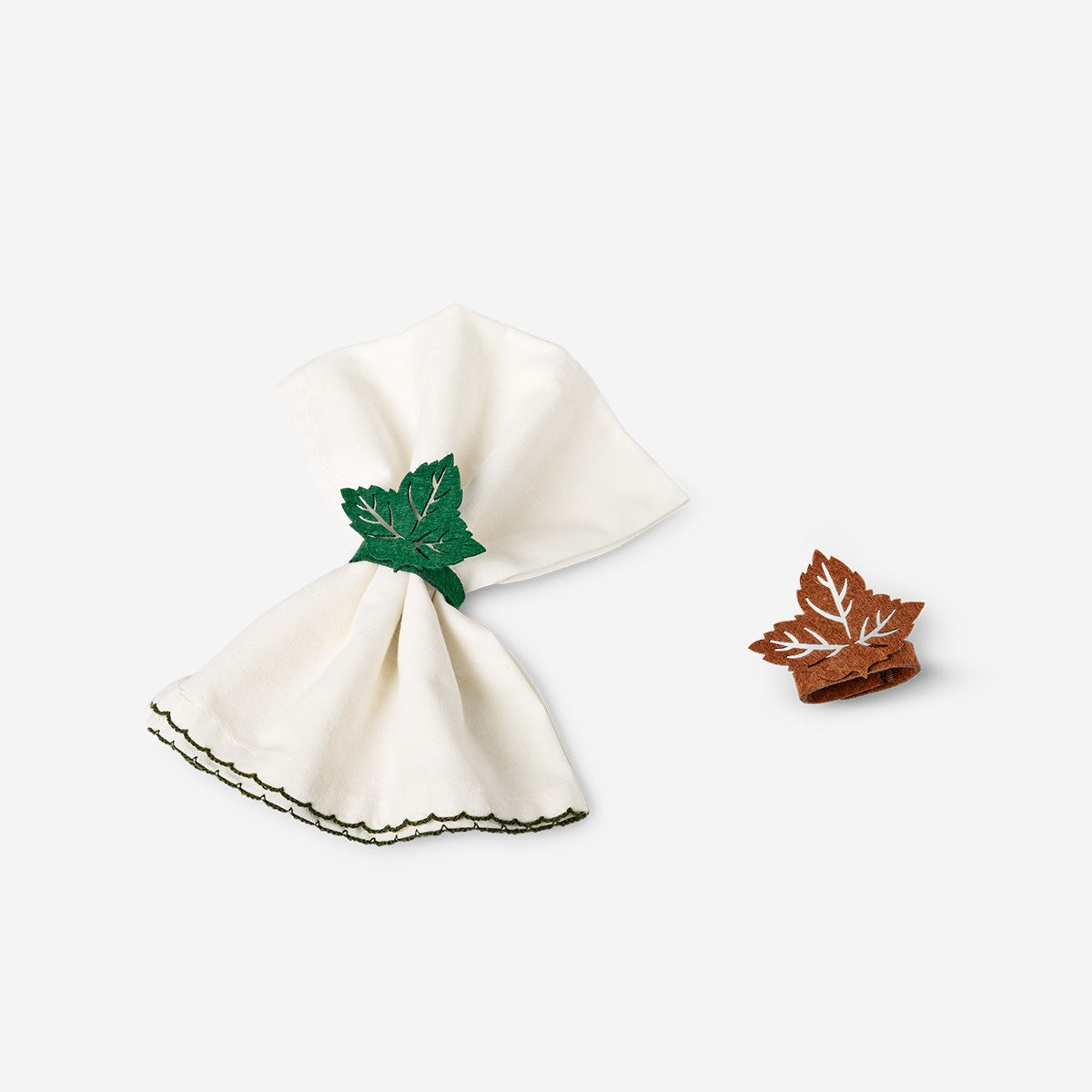 Leaf napkin rings - 4 pcs Party Flying Tiger Copenhagen 