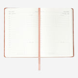 Leather-Bound Daily Diary A5 - English Office Flying Tiger Copenhagen 