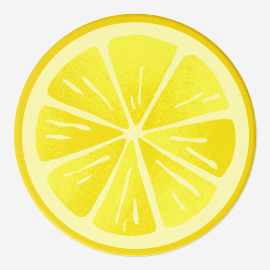Dessous de verre au citron
