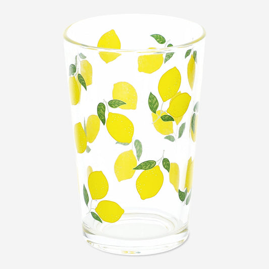 Lemon drinking glass. 220 ml