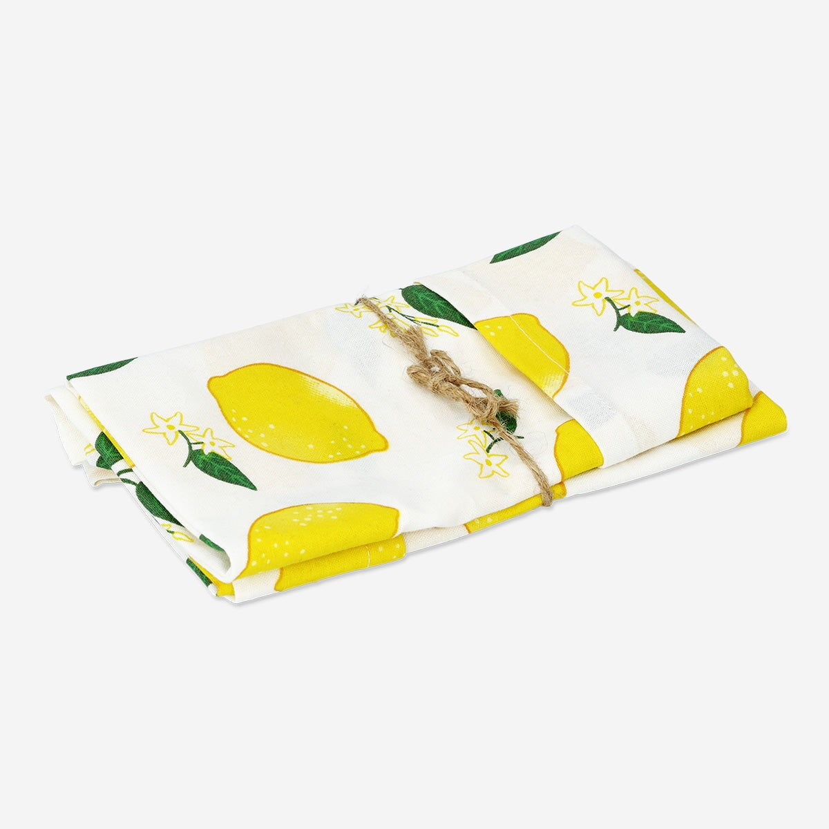 Lemon fabric napkins. 2 pcs Home Flying Tiger Copenhagen 