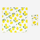 Lemon fabric napkins. 2 pcs Home Flying Tiger Copenhagen 