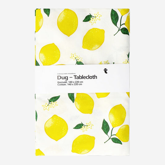 Lemon tablecloth. 220x140 cm