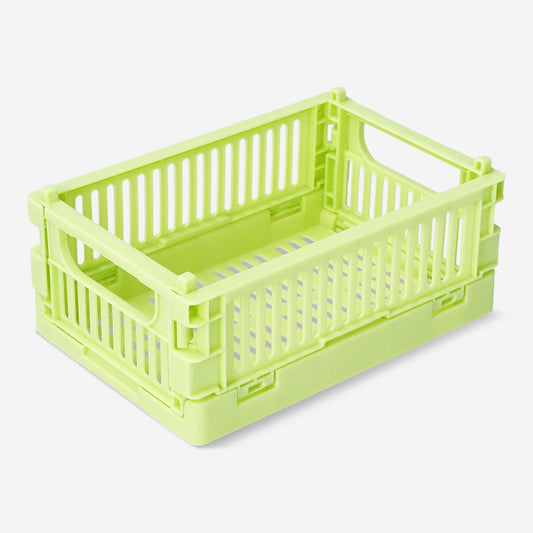 Caja plegable verde claro - Pequeña