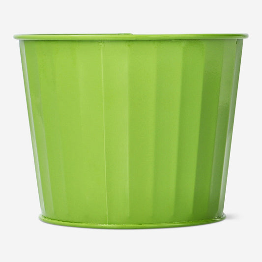 Light green plant pot - 10 cm