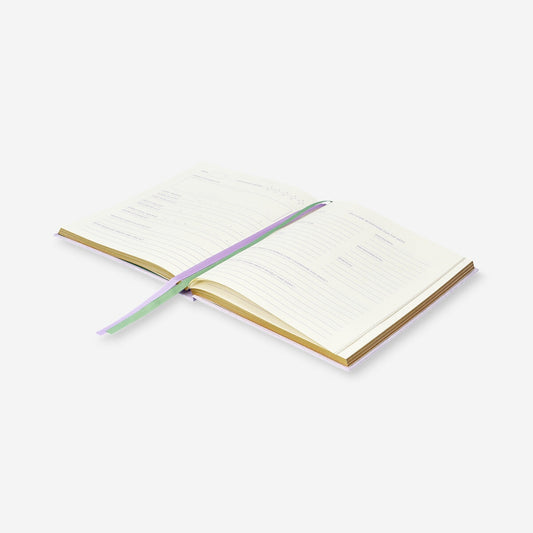 Lilac break notebook
