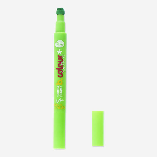 Liner & tampon Uvglow de 7DAYS B.COLOUR - 02 Lime star