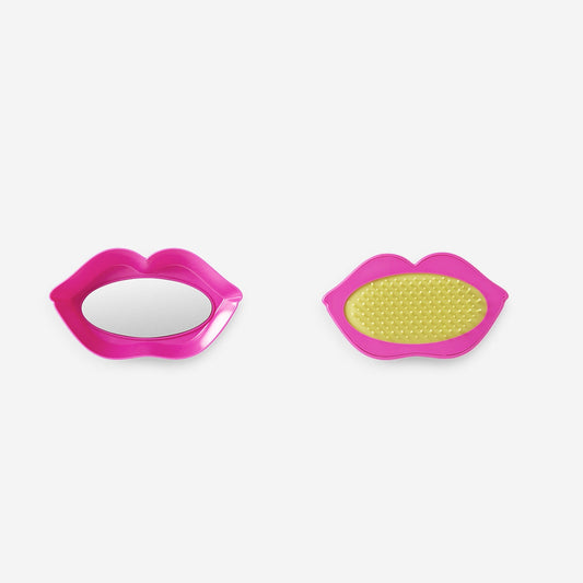 Lip-Shaped Hairbrush