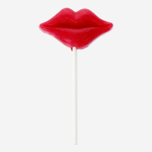 Lip-Shaped Lollipop