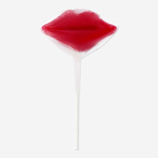 Lip-Shaped Lollipop