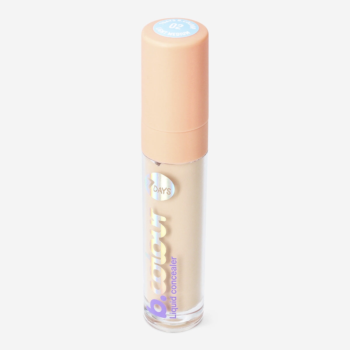 Liquid concealer by 7DAYS B.COLOUR - 02 Light medium Personal care Flying Tiger Copenhagen 