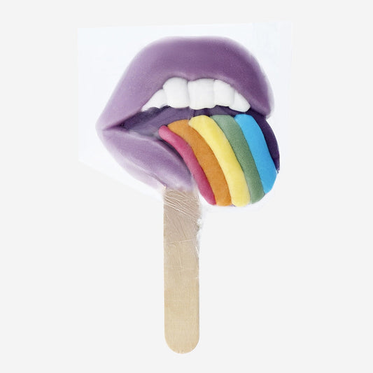 Lollipop. Smak av jordgubb