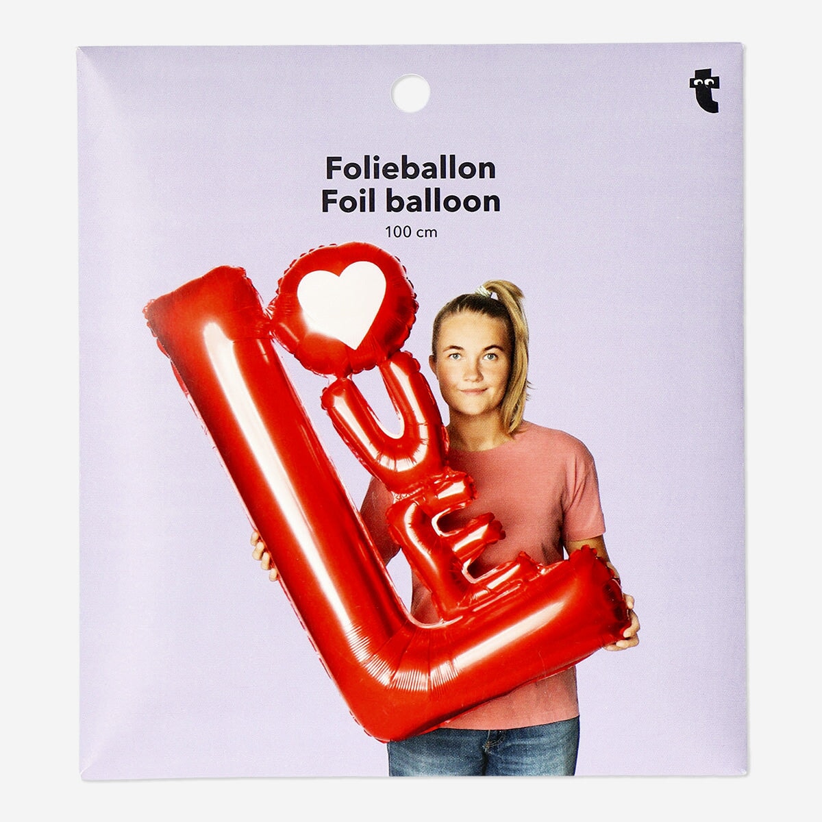 Love foil balloon - 100 cm Party Flying Tiger Copenhagen 