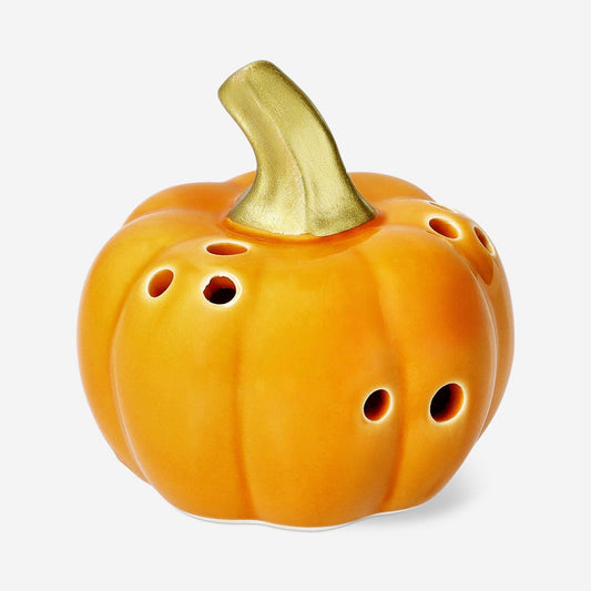 Luminous LED ceramic pumpkin