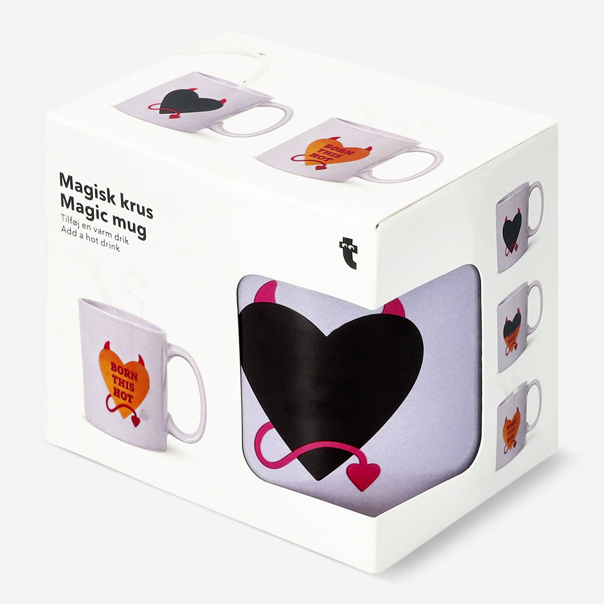 Magic colour changing mug with lips Gadget Flying Tiger Copenhagen 