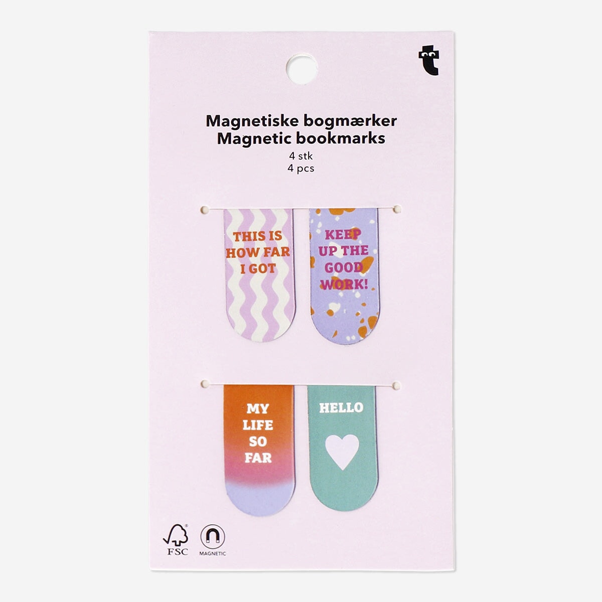 Magnetic bookmarks - 4 pcs Office Flying Tiger Copenhagen 