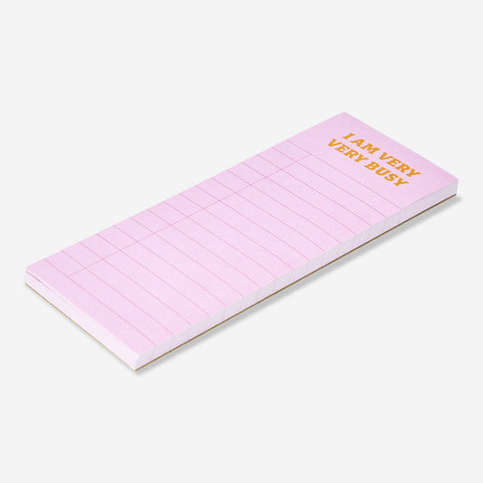 Magnetic pink notepad