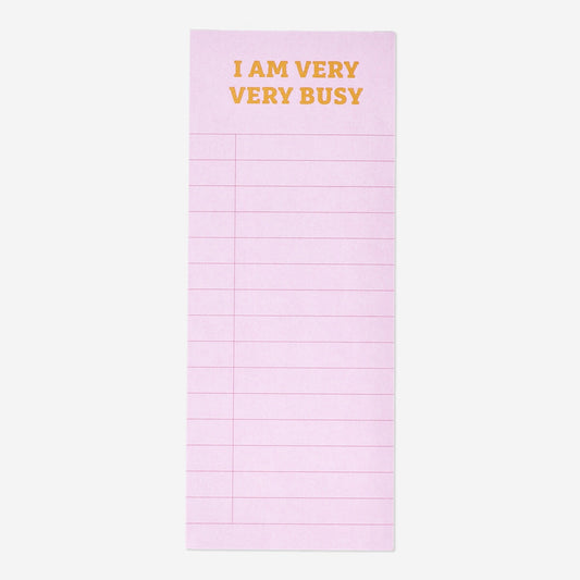 Magnetic pink notepad