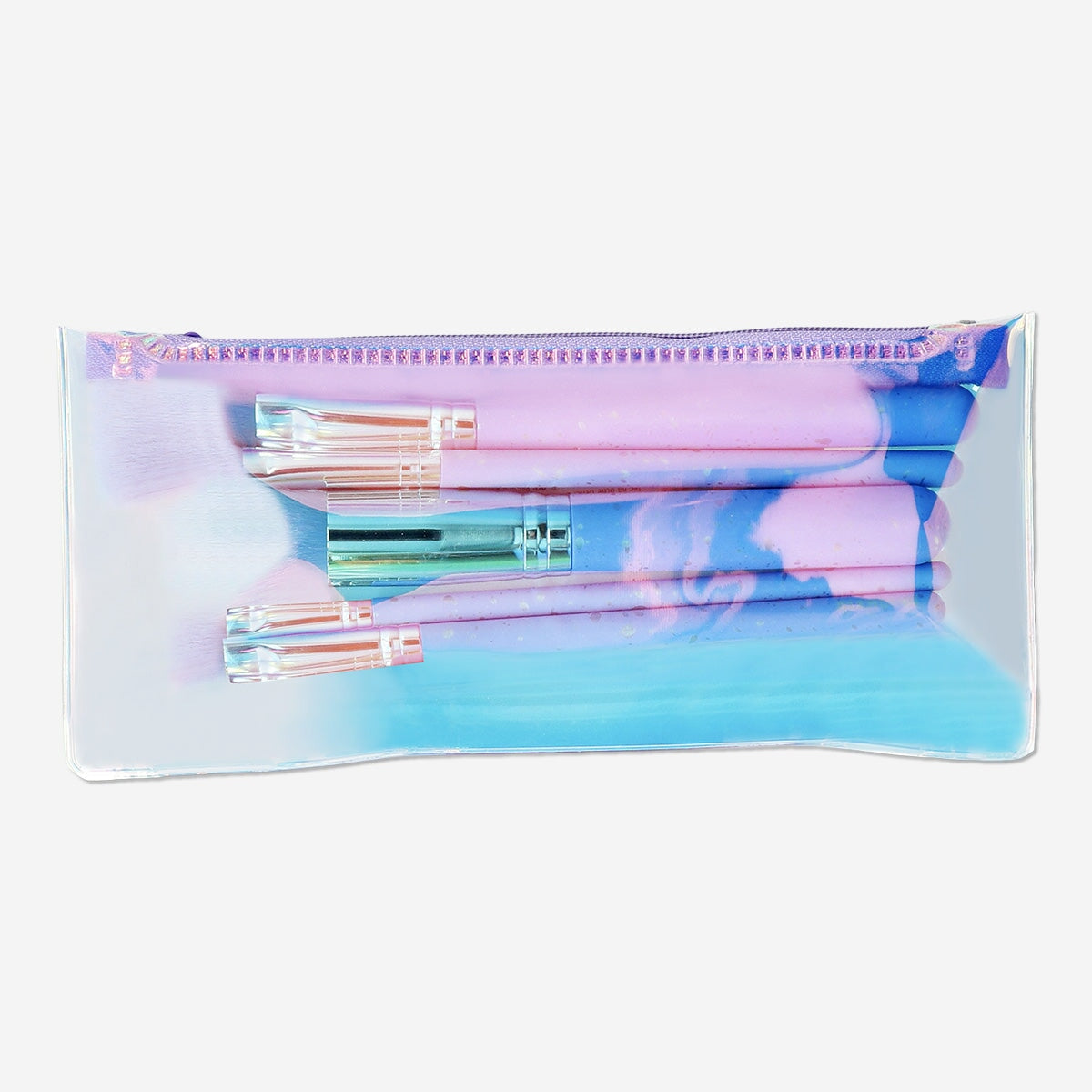 Make-Up Brush Set in Iridescent Pouch Personal care Flying Tiger Copenhagen 