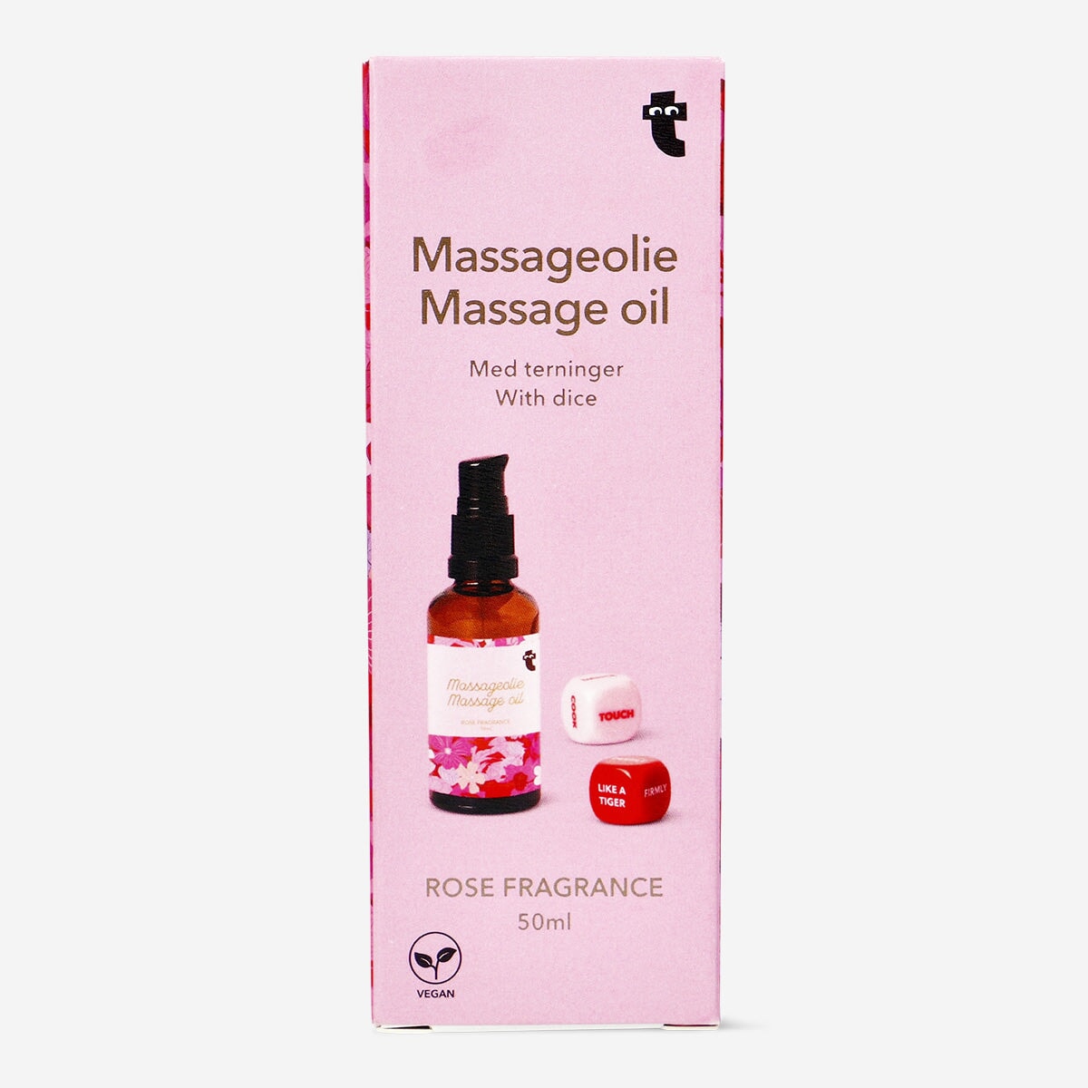 Massage oil and dice with challenges - 50 ml Personal care Flying Tiger Copenhagen 