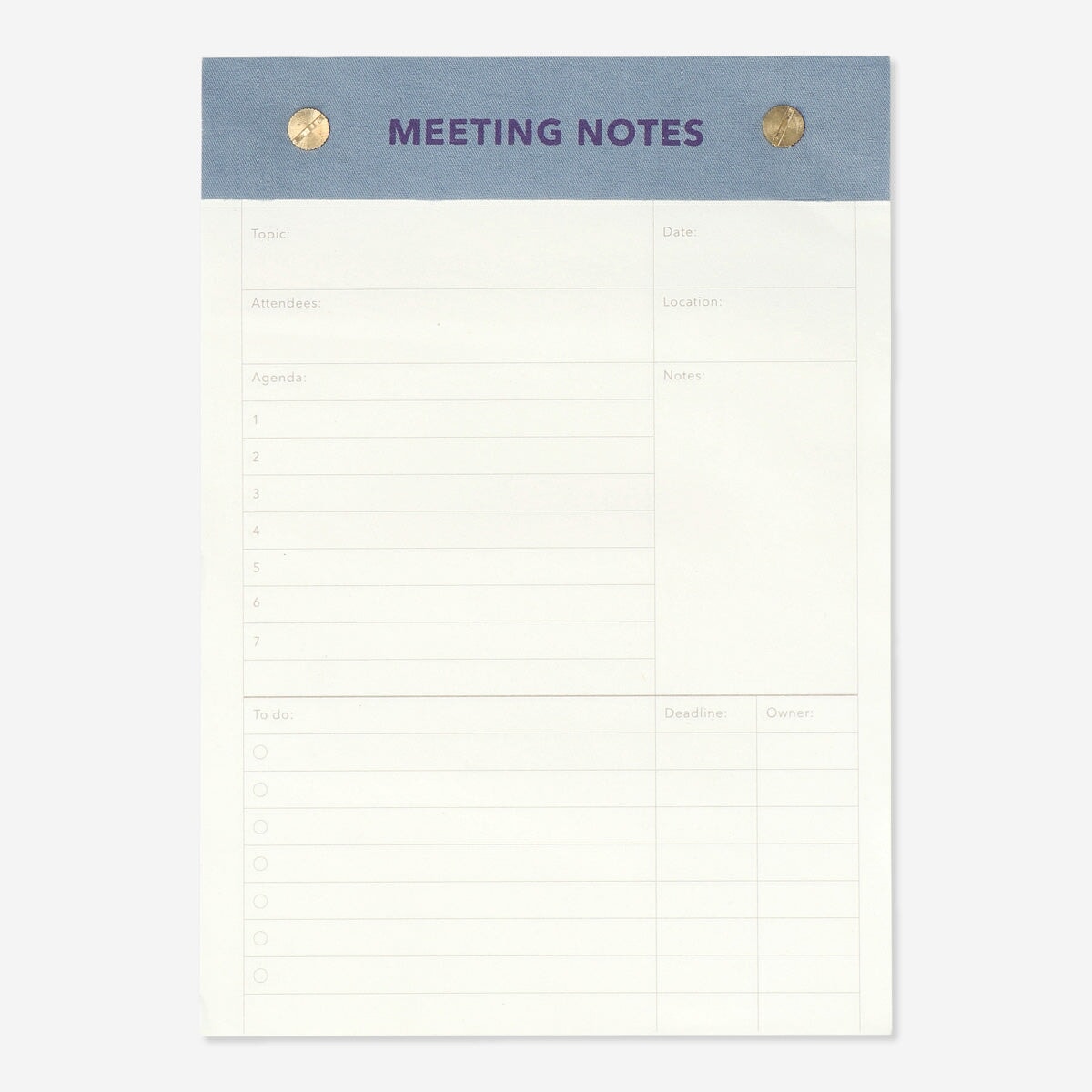 Meeting planner. A5 Office Flying Tiger Copenhagen 