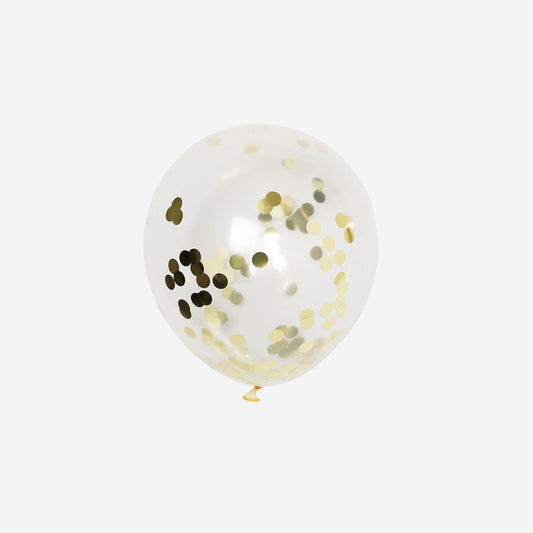 Metallische Ballons - 6 Stk