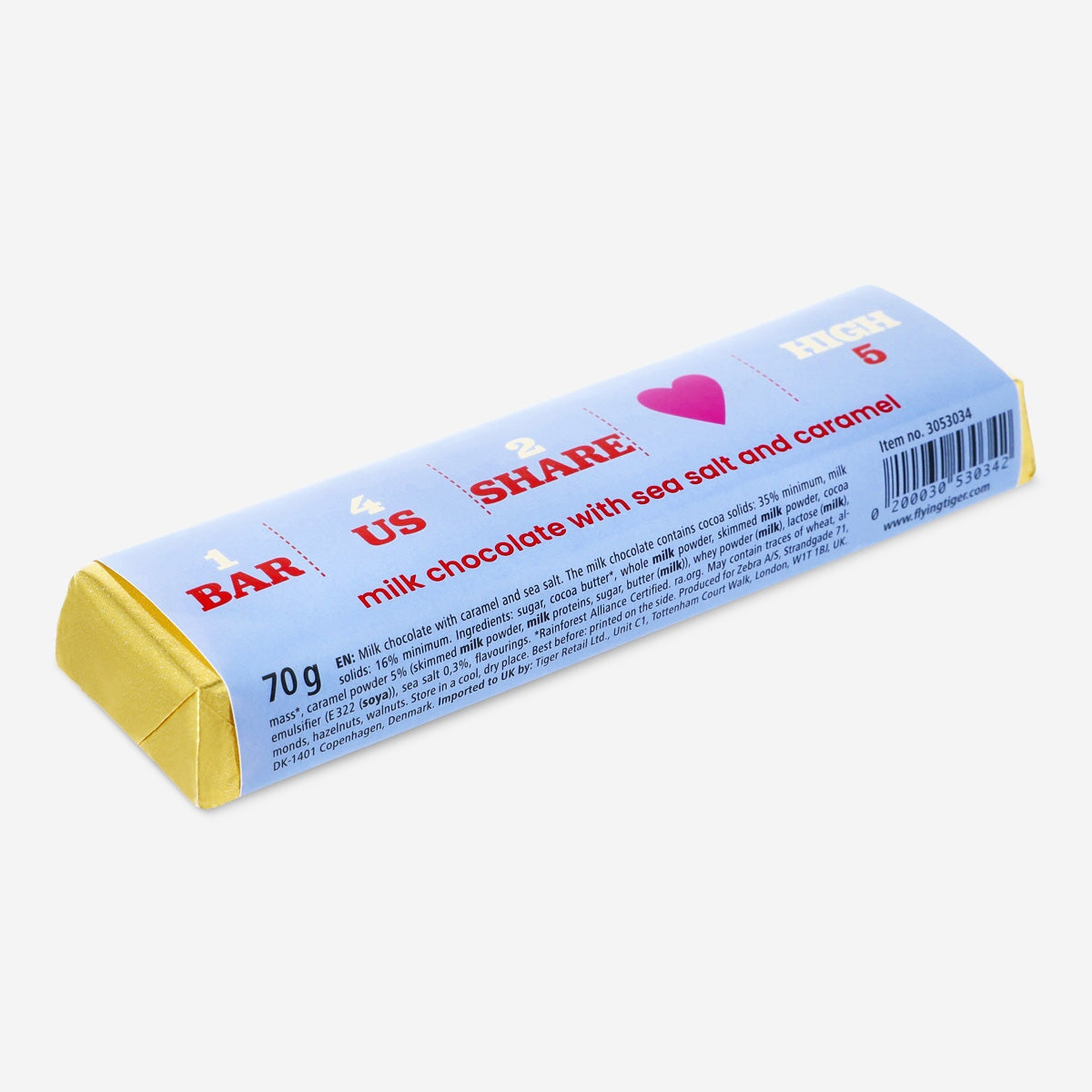 Milk chocolate bar Flying Tiger Copenhagen