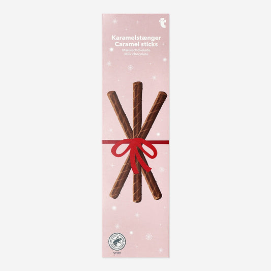 Melkchocolade sticks met karamel