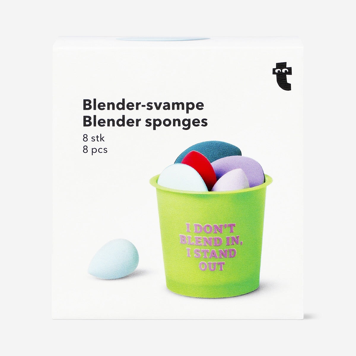 Mini blender sponges in coffee cup - 6 pcs Personal care Flying Tiger Copenhagen 