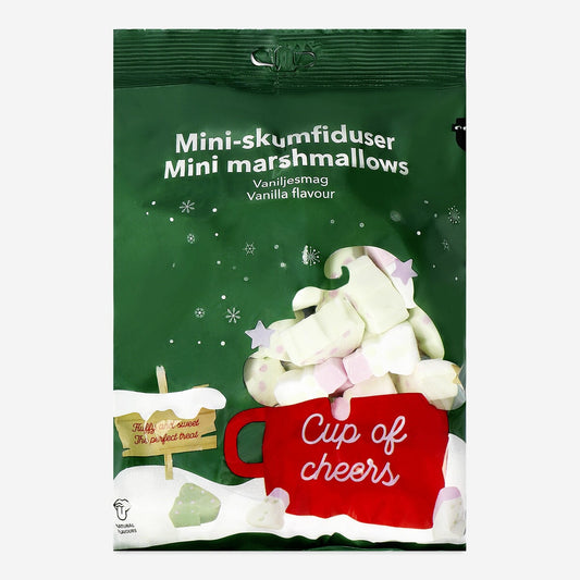 Mini sněhuláci a vánoční stromeček Marshmallows