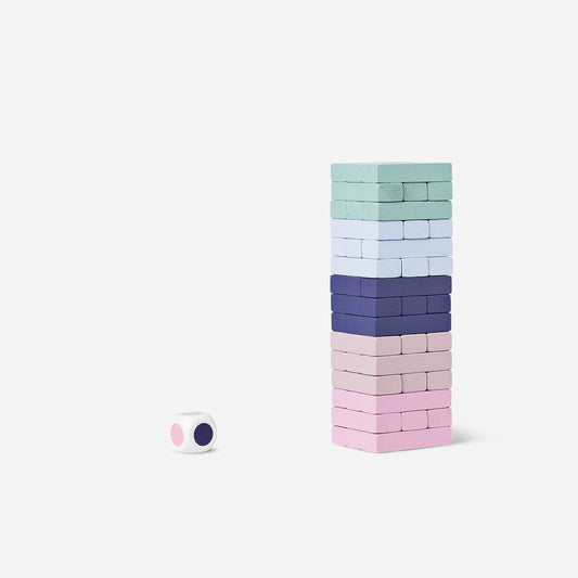 Mini stacking tower game