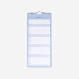 Monthly calendar for hanging with stickers - English office Flying Tiger Copenhagen 