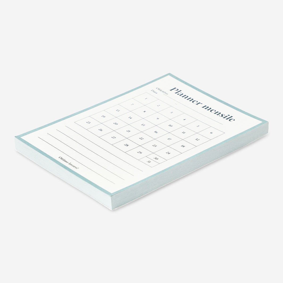 Monthly Planner to Track Your Goals - Italian Office Flying Tiger Copenhagen 