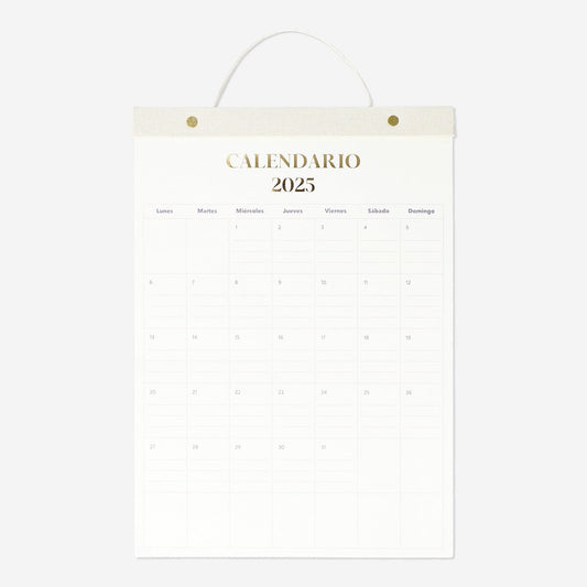 Monthly Wall Calendar - Spanish