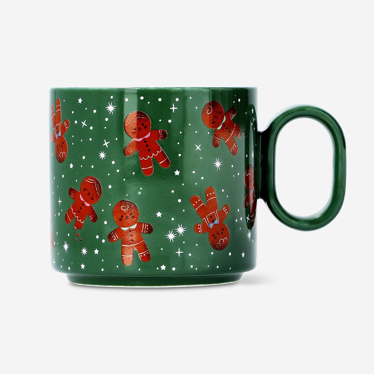 Mug with gingerbread men print - 300 ml Kitchen Flying Tiger Copenhagen 