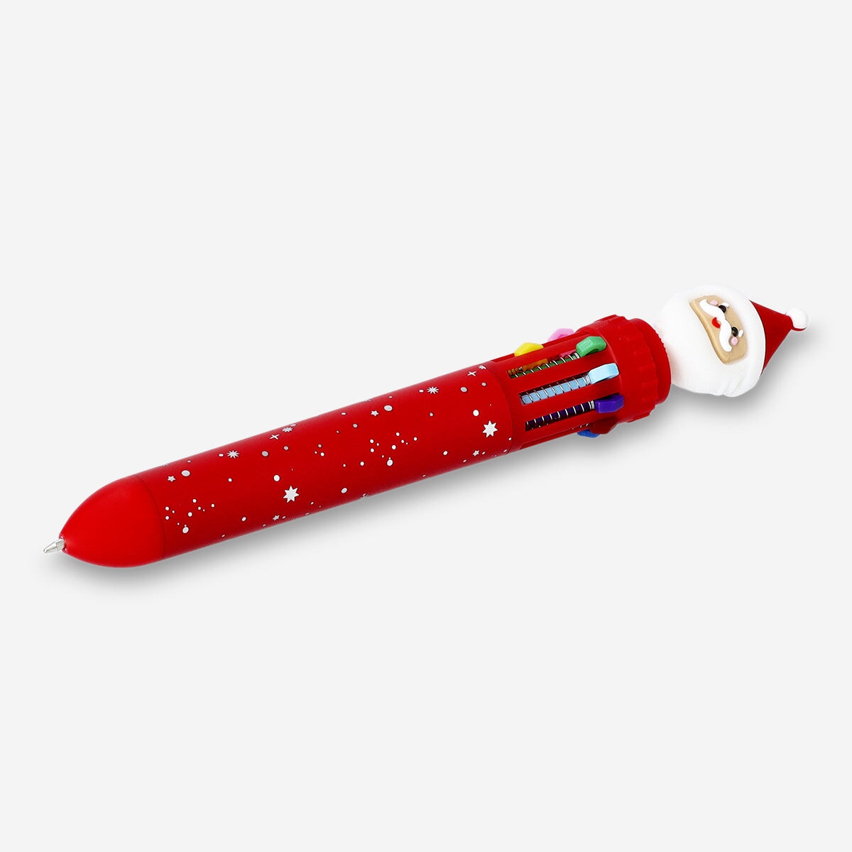 Multi-Coloured Ballpoint Santa Pen Office Flying Tiger Copenhagen 