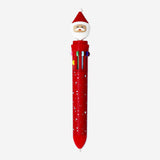 Multi-Coloured Ballpoint Santa Pen Office Flying Tiger Copenhagen 