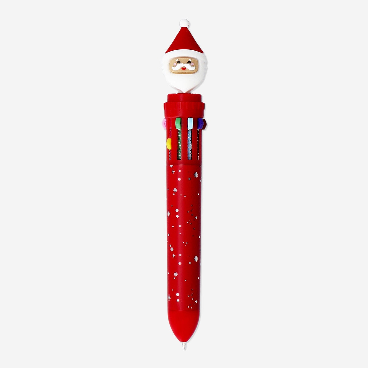 Multi-Coloured Ballpoint Santa Pen Office Flying Tiger Copenhagen 