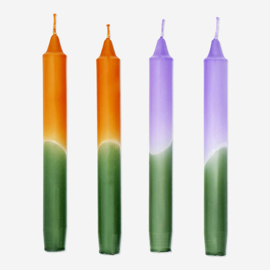 Bougies multicolores - 4 pcs