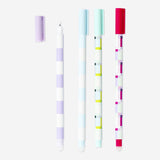 Multi-Coloured Erasable Pens - 4 pcs Office Flying Tiger Copenhagen 