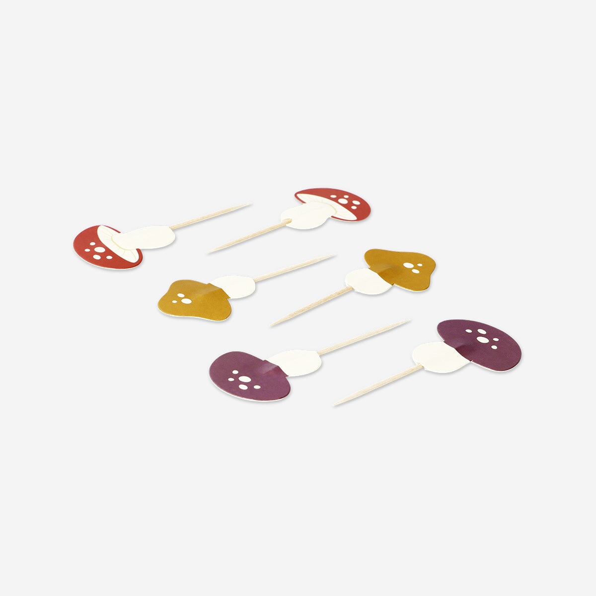 Mushroom food pics - 8 pcs Party Flying Tiger Copenhagen 