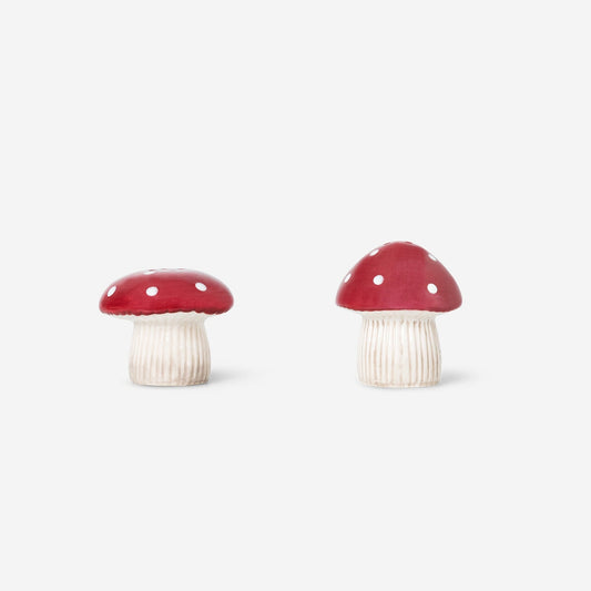 Set sel et poivre pour champignons - 2 pcs