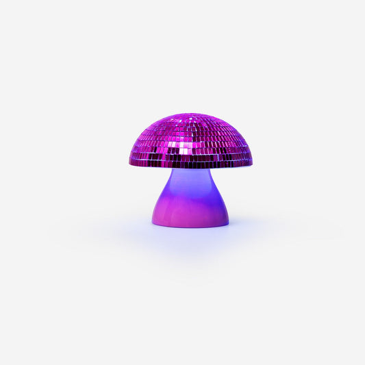 Mushroom shaped disco light effect lamp