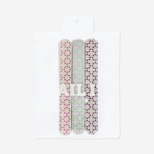 Nail files with print - 6 pcs