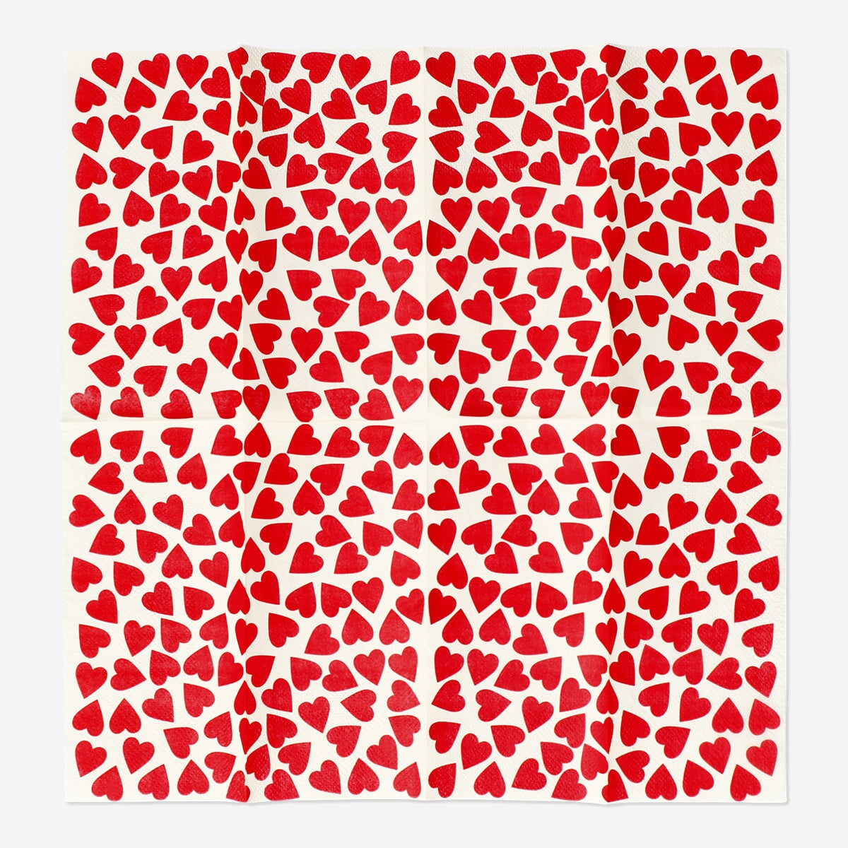 Napkins with red hearts - 16 pcs Party Flying Tiger Copenhagen 