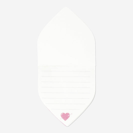 Notebook. Heart-shaped