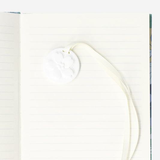 Notebook with bookmark for scent