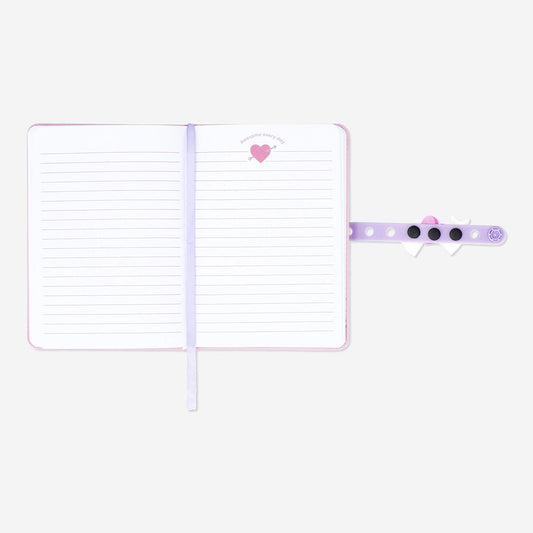 Notebook. With detachable bracelet